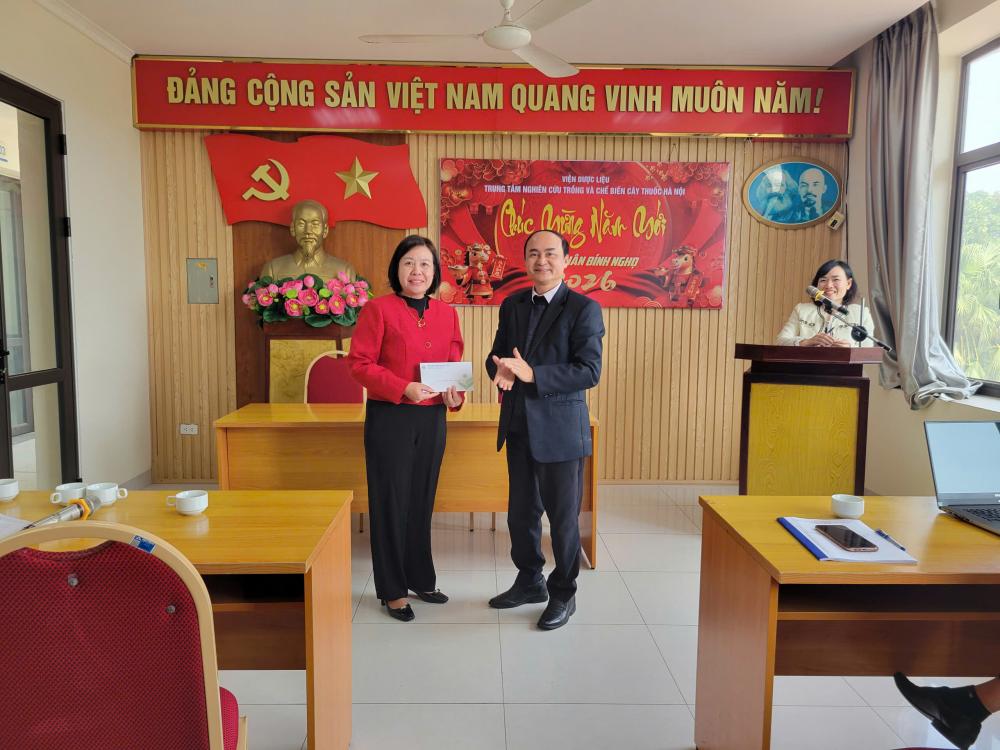 Hội nghị tổng kết công tác năm 2025 và phương hướng hoạt động năm 2026 của Trung tâm Nghiên cứu trồng và chế biến cây thuốc Hà Nội