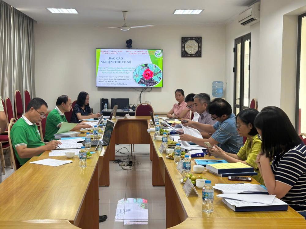 Nghiệm thu Đề tài khoa học cấp cơ sở